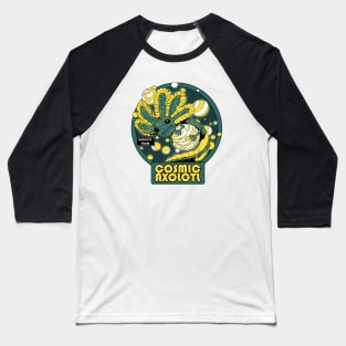 Cosmic Axolotl Baseball T-Shirt